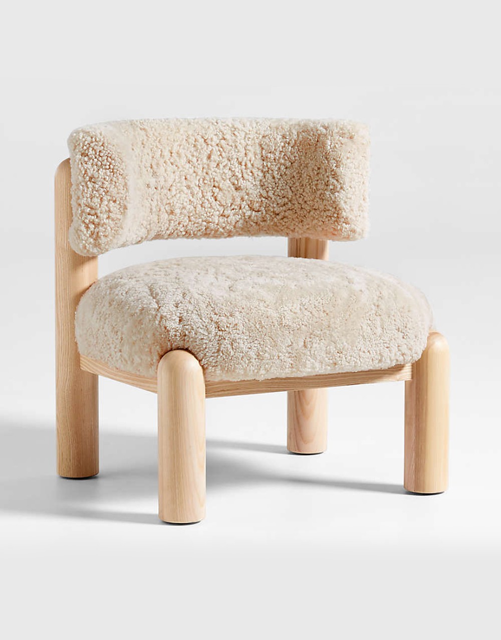 Natural Wood and Leather Chair — изображение 4